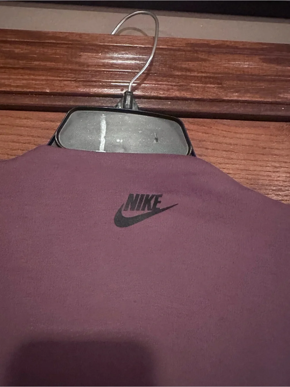 Nike Long Sleeveless Duster Vest in Mauve